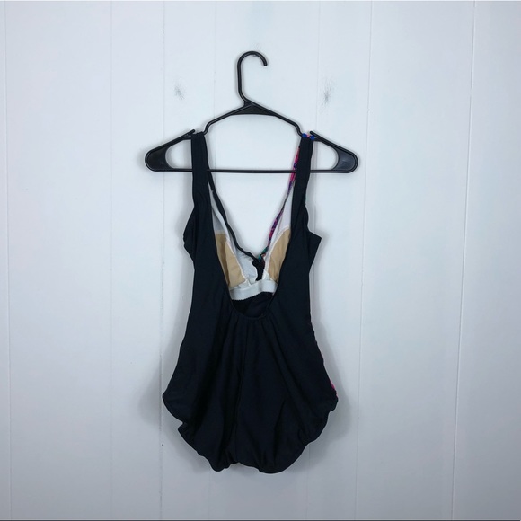 Vintage 80s Jantzen Floral One Piece Swimsuit Sz S - Picture 8 of 11